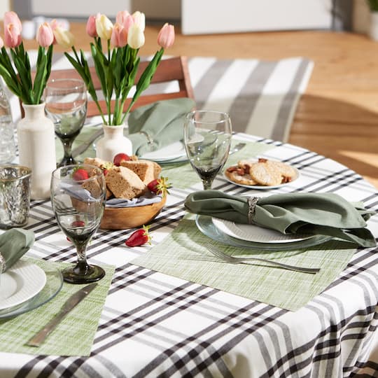 DII® Tweed Wedge Table Placemats